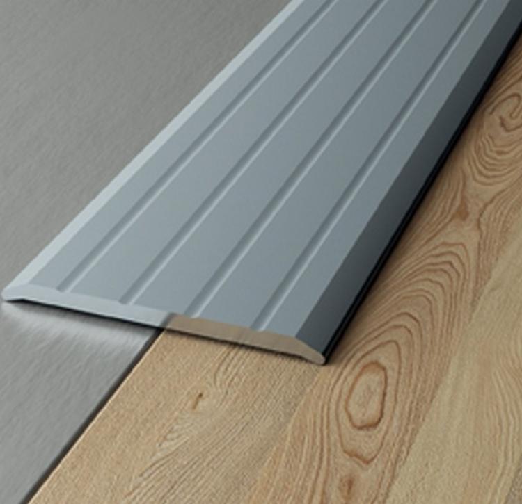 Profilo Piatto Scanalato Proclassic F in Alluminio per Pavimenti