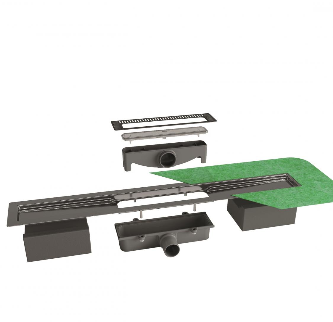 PP Drain Base Canaline per Docce con Sifone